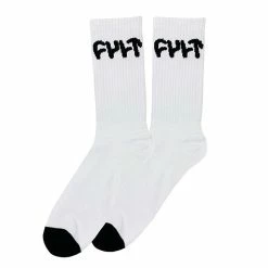 Chaussettes CULT Logo White