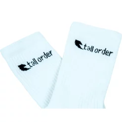 Chaussettes TALL ORDER Small Logo White / Black -Vélos électriques Soldes Chaussettes TALL ORDER Small Logo White Black 1
