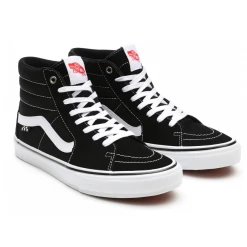 Chaussures VANS Skate SK8 Hi PRO Noir / Blanc