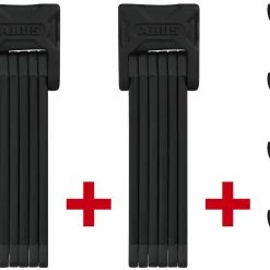 ABUS - Lot De 2 Antivols Pliables Bordo 6000 - 90 Cm