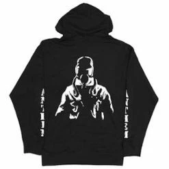 Sweat ANTHEM Hoodie Zip Up Black à Capuche