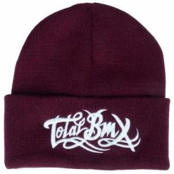 Total-BMX Bonnet TOTAL BMX Logo 5 Coloris -Vélos électriques Soldes bonnet total bmx logo burgundy