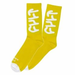 Chaussettes CULT Big Logo Gold