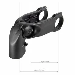 KTM - Potence Ajustable 0-60° Avec Support Pour écran Bosch Kiox -Vélos électriques Soldes ktm vorbau kiox 90mm winkelverstellbar masse 3840x2160