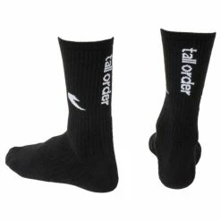 Chaussettes TALL ORDER Logo Black / White -Vélos électriques Soldes tall order bmx logo socks black 1