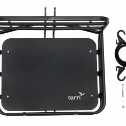 Tern "Transporteur Rack" Porte-bagage Avant Avec Plateau Bois