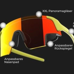 TriEye - View Sport Photo Chromatic - Lunettes De Soleil Avec Verre Photochromique Et Rétroviseur -Vélos électriques Soldes trieye view sport photo chromatic 2 3840x2160