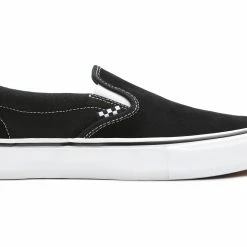Chaussures VANS Skate Slip On PRO Black / White -Vélos électriques Soldes vans slip on skate pro Black White